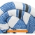 Manta Microfibra Queen 220x240cm Camesa - Azul - Casaviva | Aconchego e Beleza para sua Casa
