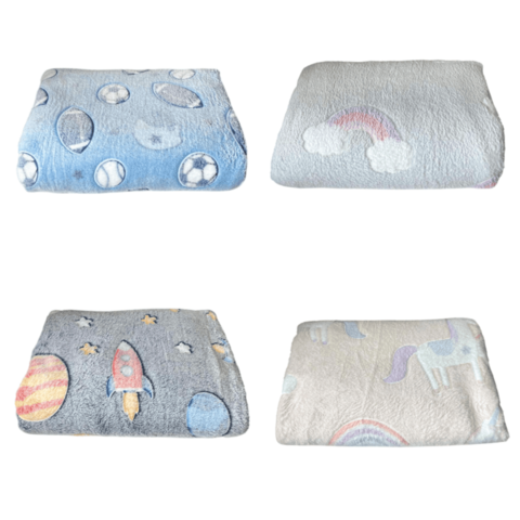 Manta Solteiro Infantil 150 x 220 cm