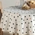 Toalha de Mesa Redonda 4 Lugares Limpa Fácil Döhler Menu