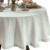 Toalha de Mesa Redonda Döhler Passion Branca Limpa Fácil 2m
