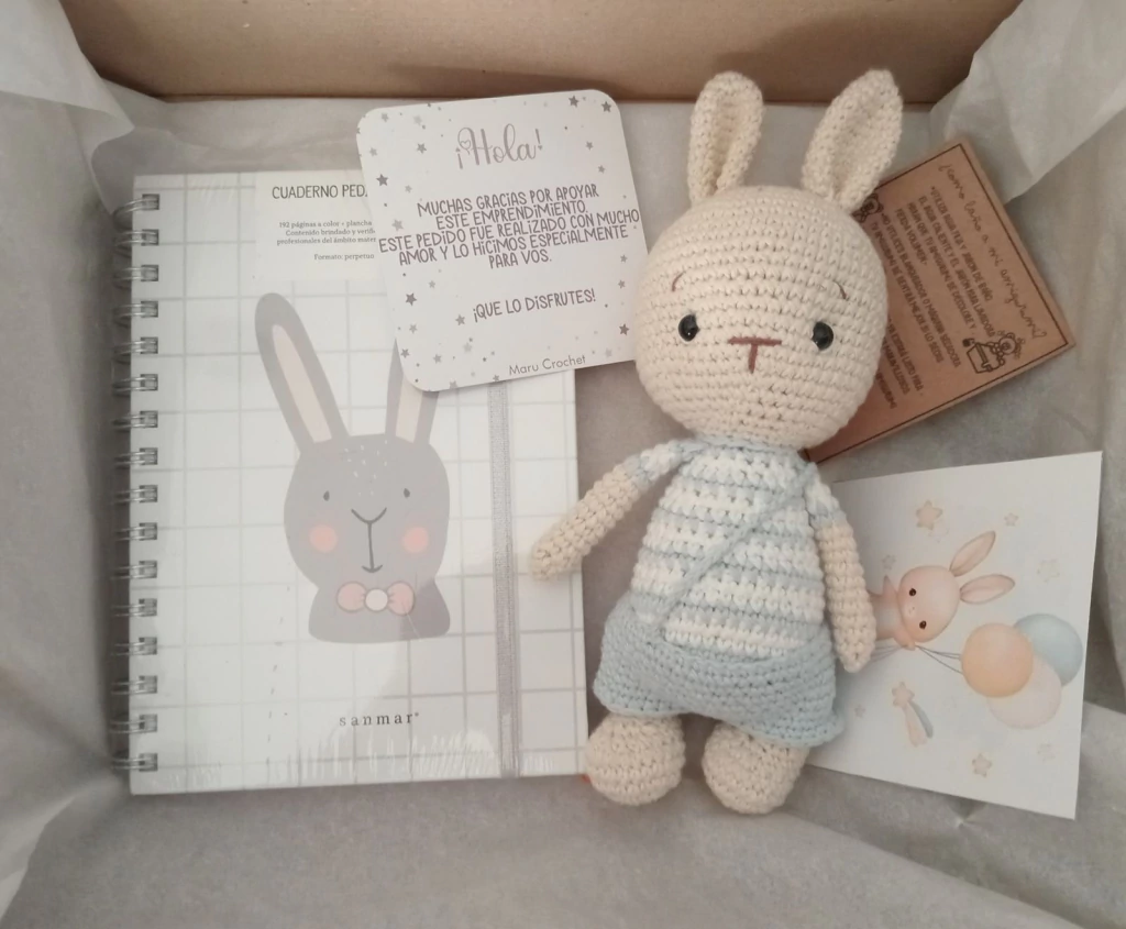 SET AMIGURUMI + CUADERNO Pediatrico