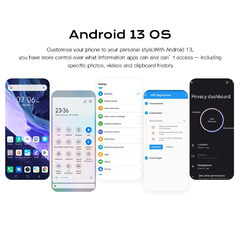 Imagem do HOTWAV Note 12 Smartphone 6.8 ''HD + Android 13 8GB + 128GB Octa-Core Ce
