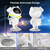 Projetor de luz de astronauta, projetor de estrela e galáxia para crianças, lâmpada de LED, nebulosa estrelada, com temporizador e controle remoto par - loja online