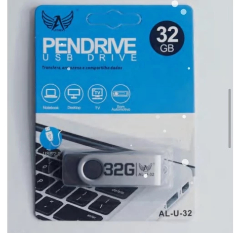 Pen Drive 32gb ltomex Twist 100% da capacidade real 32gb