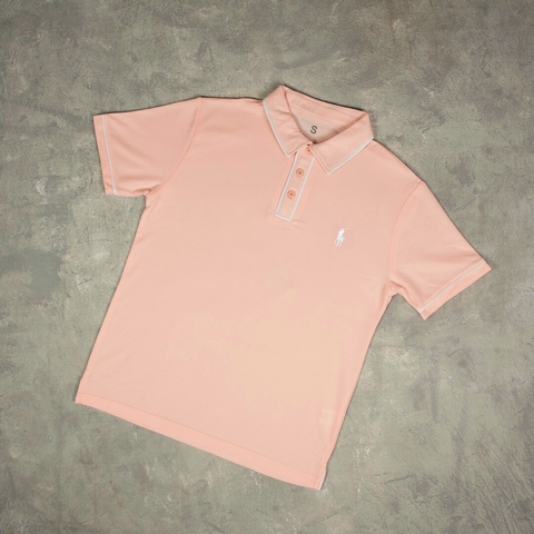 CHOMBA POLO JERSEY SALMON