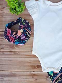 CONJUNTO BODY SHORTS E BABADOR - comprar online