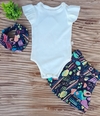 CONJUNTO BODY SHORTS E BABADOR