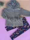 CONJUNTO CASACO PARKA E CALÇA KIKI XODÓ