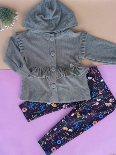 CONJUNTO CASACO PARKA E CALÇA KIKI XODÓ