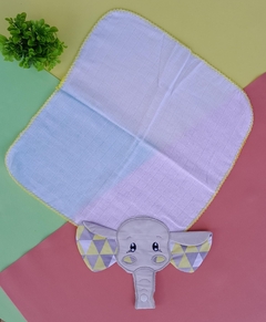 PANO DE BOCA COM PRENDEDOR DE CHUPETA - MIMAR BABY E KIDS