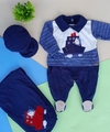 SAÍDA DE MATERNIDADE MALHA P ( MENINO