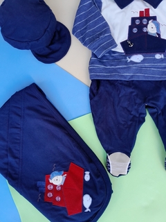 SAÍDA DE MATERNIDADE MALHA P ( MENINO - comprar online