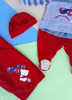 SAÍDA DE MATERNIDADE MALHA P ( MENINO - comprar online