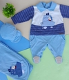 SAÍDA DE MATERNIDADE MALHA P ( MENINO