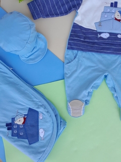 SAÍDA DE MATERNIDADE MALHA P ( MENINO - comprar online