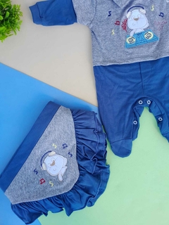 SAÍDA DE MATERNIDADE MALHA P ( MENINO - comprar online
