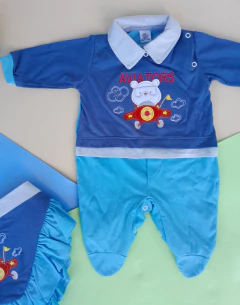 SAÍDA DE MATERNIDADE MALHA P ( MENINO na internet