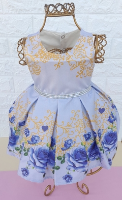 VESTIDO FESTA AZUL