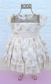 VESTIDO FESTA CREME