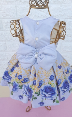 VESTIDO FESTA AZUL - comprar online