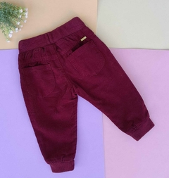 CALÇA SARJA EM VELUDO MENINA PEKAS KIDS - comprar online