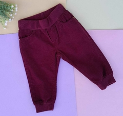 CALÇA SARJA EM VELUDO MENINA PEKAS KIDS
