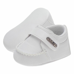 Mocassim Velcro Branco Menino - FOFOPÉ na internet