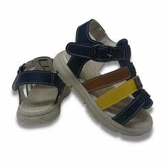 Sandália Masculino Marinho Colors Infantil Confortável - FOFOPÉ - MIMAR BABY E KIDS