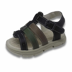Sandália Masculino Preto Colors Infantil Confortável - FOFOPÉ - comprar online
