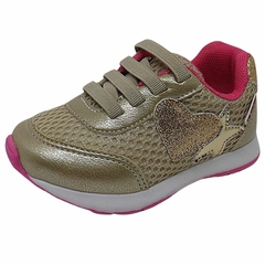 Tênis Infantil Fofopé Dourado