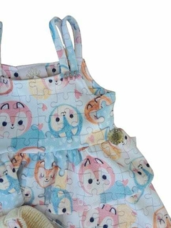 CONJUNTO BLUSA E SHORTS KIKI XODÓ ESTAMPADO na internet