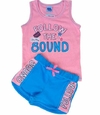 CONJUNTO BLUSA E SHORTS KIKO E KIKA