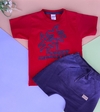CONJUNTO BLUSA E SHORTS