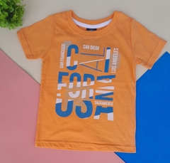 CAMISETA EM MALHA ONDA MARINHA