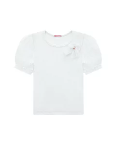 BLUSA EM RIBANA + TULE POA - loja online