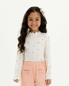 BLUSA EM MALHA CANELADA
