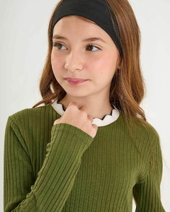 BLUSA CROPPED EM MALHA CANELADA na internet