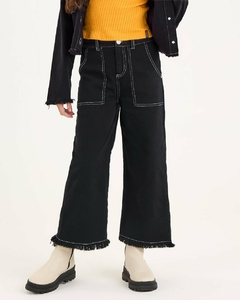 CALÇA WIDE LEG EM SARJA - comprar online
