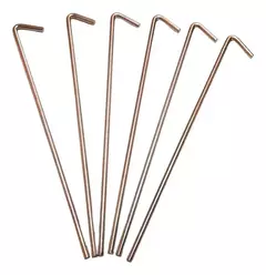 Estacas Para Carpa Igloo De Camping Tipo 1 Corta Pack X 6