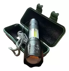 Linterna Tactica Recargable Con Zoom Led - Hookpesca