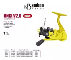 Reel Bamboo Onix 3000 - comprar online