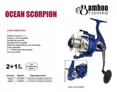 Reel Bamboo Ocean Scorpion 8000 en internet