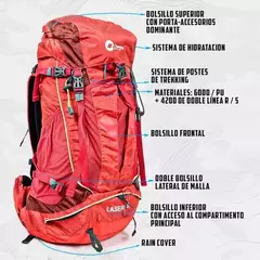 Mochila Cammpy Laser 45L - Hookpesca