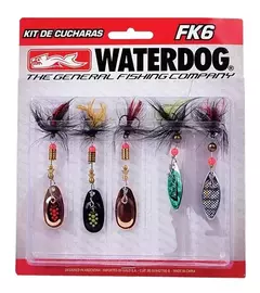 Kit 5 Cucharas Waterdog FK6 Giratorias