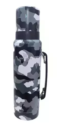 Termo Camuflado 1.2l Matheus Pico Cebador Acero Inoxidable - comprar online