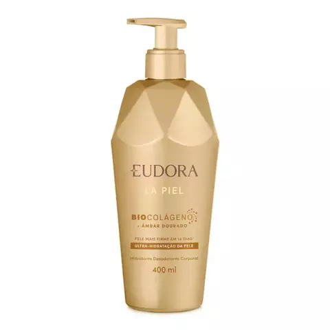 Hidratante Corporal La Piel Âmbar Dourado Eudora 400 ml