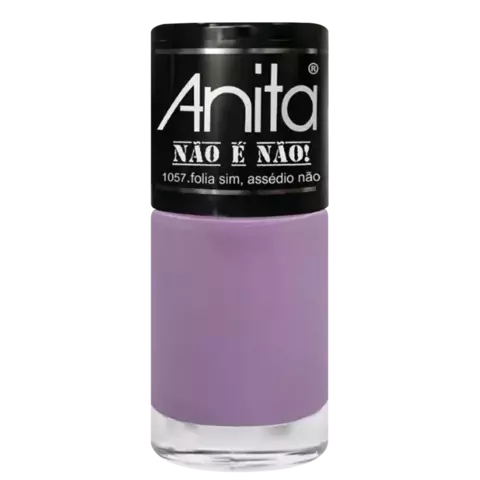 Anita Não É Não! Folia Sim, Assédio Não - Esmalte Cremoso 10ml