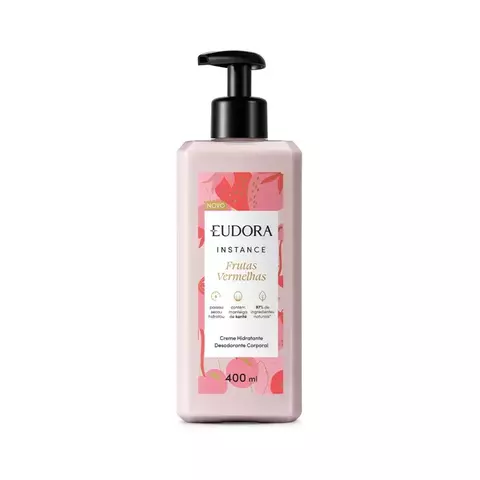 Hidratante Corporal Instance Frutas Vermelhas Eudora 400ml