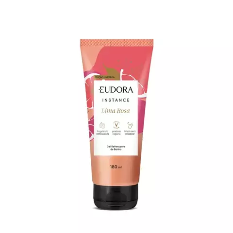 Gel Refrescante de Banho Instance Lima Rosa Eudora 180ml
