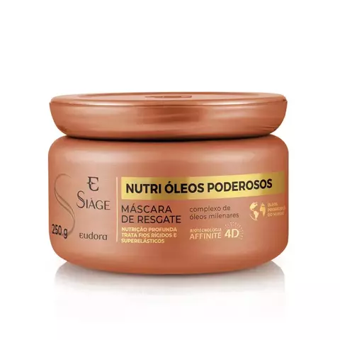 MÁSCARA NUTRI ÓLEOS SIÁGE EUDORA 250 G